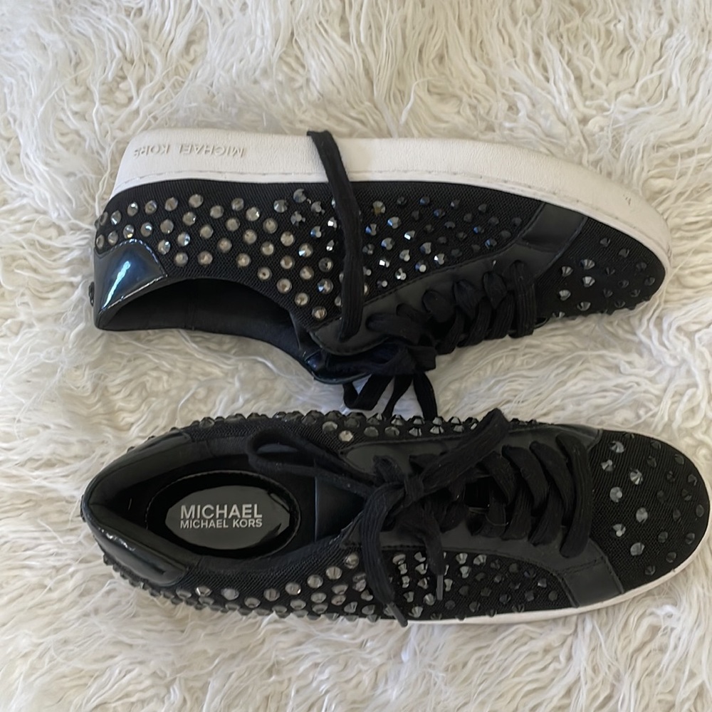 Michael Kors black sneakers